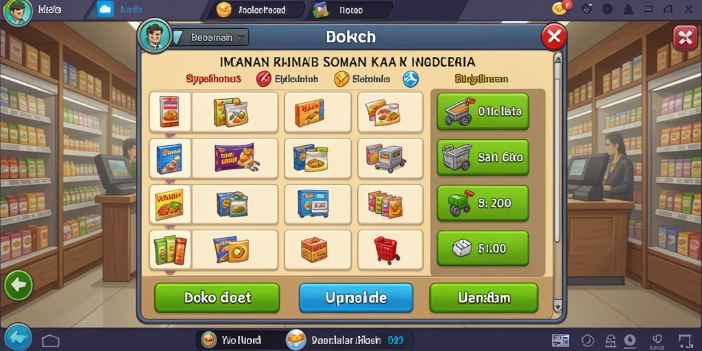 Screenshot menunjukkan antarmuka permainan yang intuitif dan menarik.