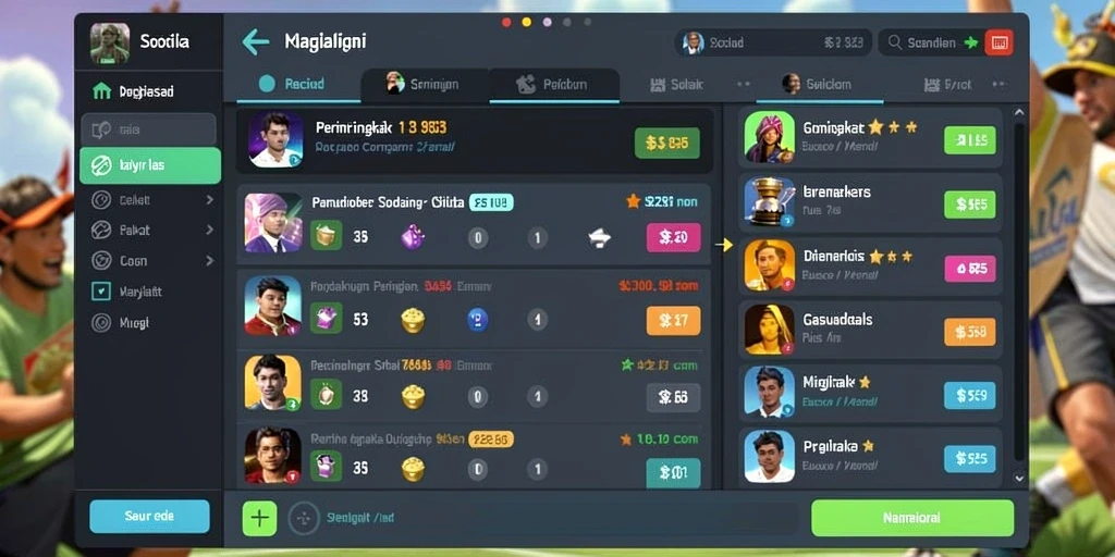 Tampilan antarmuka yang menarik dan user-friendly.