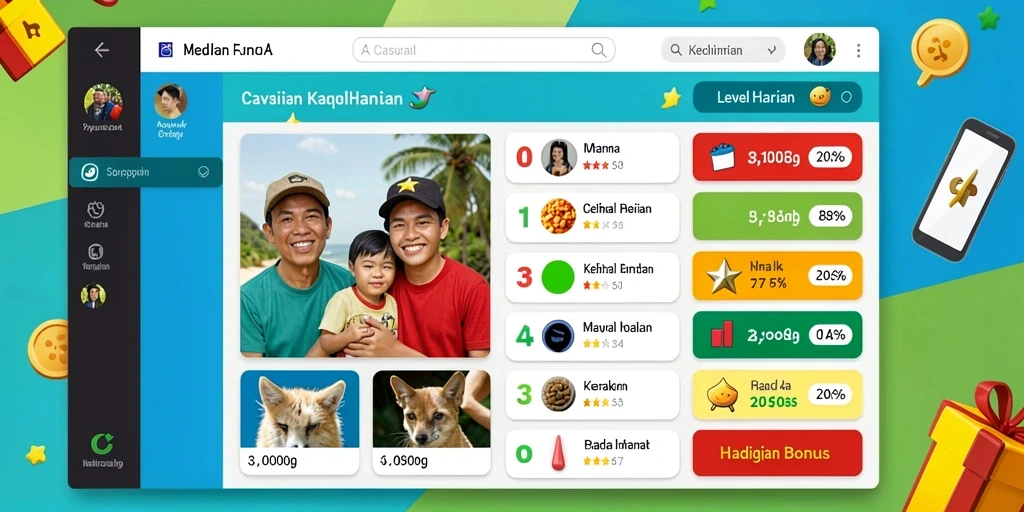 Tampilan antarmuka yang menarik dan user-friendly.