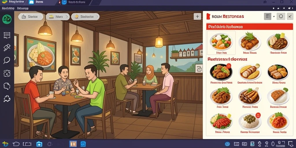Tampilan antarmuka yang sederhana dan menarik.