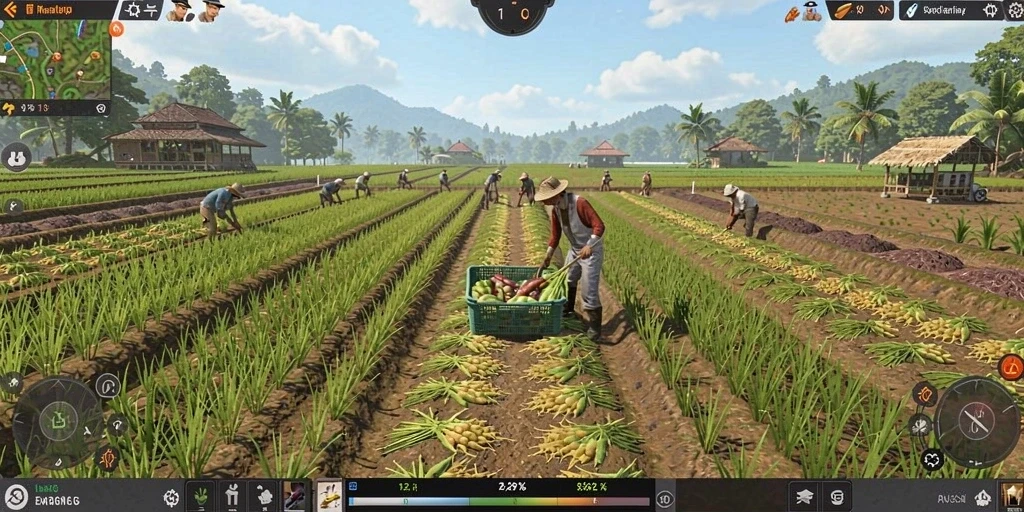 Tampilan karakter utama dalam OLLO4D yang menarik.