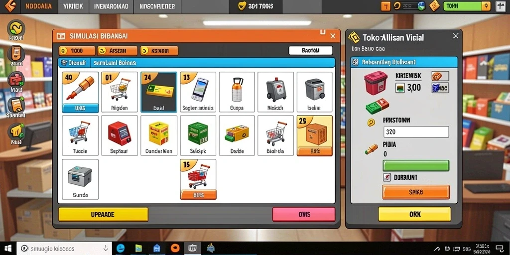 Screenshot menampilkan tampilan awal permainan yang menarik.
