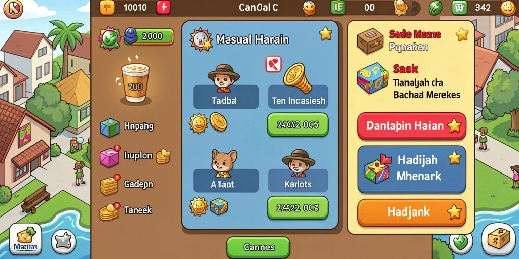 Tampilan awal aplikasi SATU77 yang menarik.
