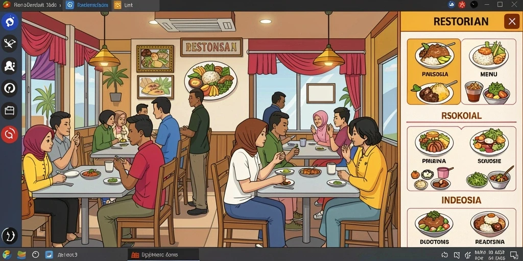 Tampilan permainan yang menarik dan interaktif.